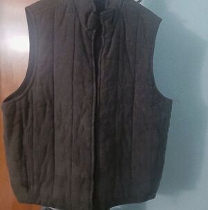 Weathercast reversible Brown Quilted Vest